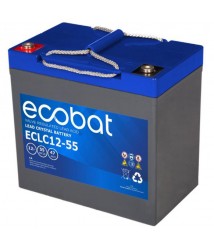 Baterie deep-cycle 12V 55Ah Ecobat ECLC12-55 AGM Lead Cristal