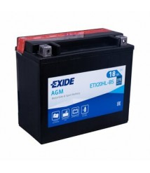 Baterie Moto Exide AGM 12V 18Ah, ETX20HL-BS / YTX20HL-BS
