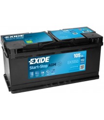 Baterie auto 12V 105Ah Exide AGM Start Stop EK1050