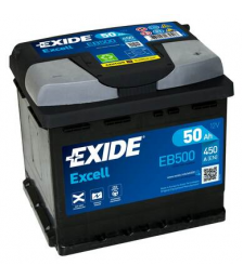 Baterie auto 12V 50Ah Exide Excell EB500