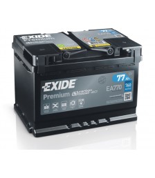 Baterie auto 12V 77Ah Exide Premium EA770