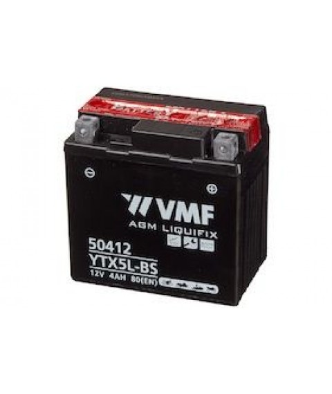 Baterie Moto VMF MF 12V 4Ah YTX5L-BS
