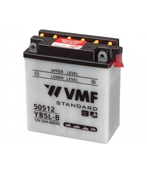 Baterie Moto VMF 12V 5Ah YB5L-B, standard / convențională
