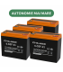 Set 4 Baterii GEL Chilwee 6-DZF-23 12V 30Ah – Triciclu Electric 48V