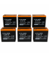 Set 6 x Baterii 6-DZF-23 GEL 12V 30Ah – Putere Extinsă pentru Vehicule Electrice 72V
