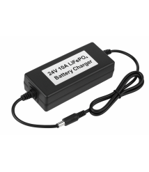 Încărcător Baterii LiFePO4 24V 10A – Tensiune de Încărcare 29.2V | Eficiență Ridicată și Protecție Inteligentă
