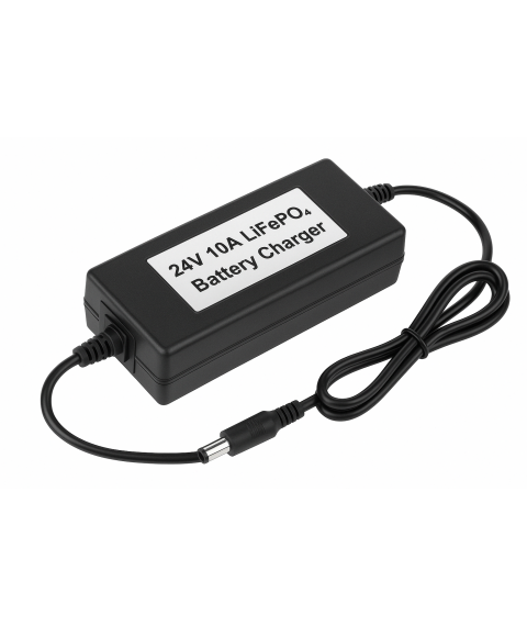 Încărcător Baterii LiFePO4 24V 10A – Tensiune de Încărcare 29.2V | Eficiență Ridicată și Protecție Inteligentă
