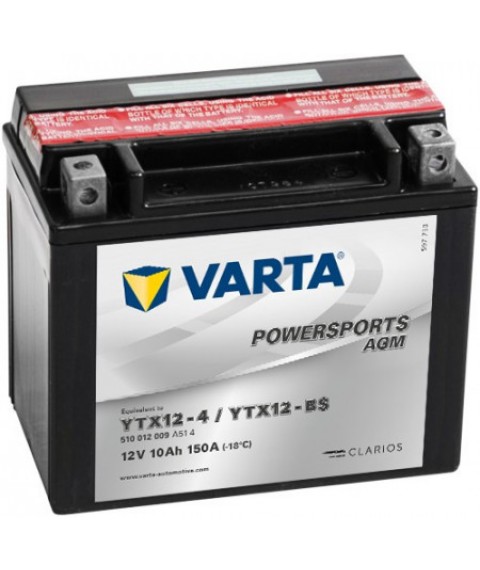Baterie Moto Varta AGM 12V 10Ah YTX12-BS / YTX12-4