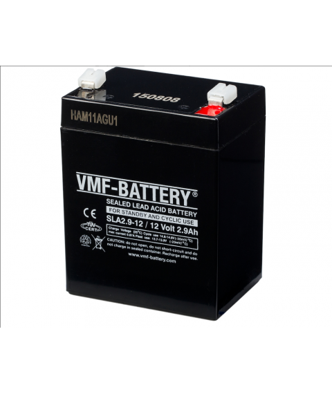 Baterie / acumulator VMF 12V 2.9Ah SLA2.9-12 pt. lift / elevator