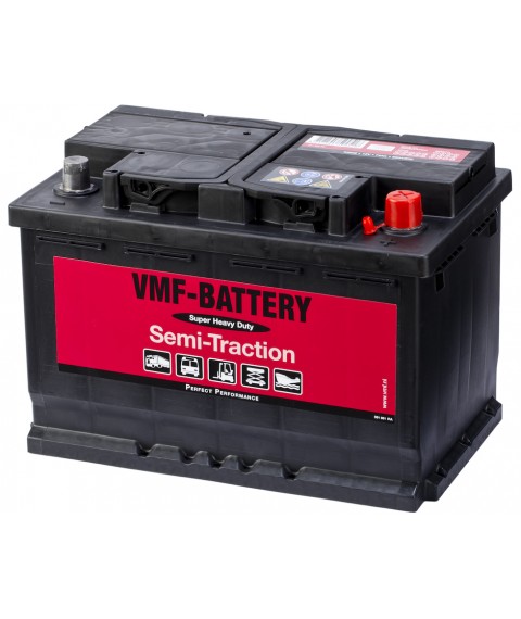 Baterie semitractiune 12V 75Ah marca VMF